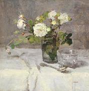 Eva Gonzales Roses dans un verre oil painting reproduction